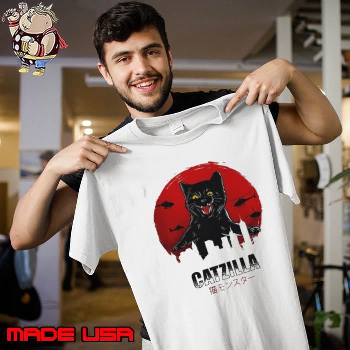 Catzilla Cat Japanese Blood Moon Unisex