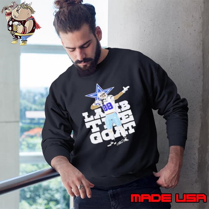 CeeDee Lamb The Goat Dallas Cowboy signature Sweatshirt