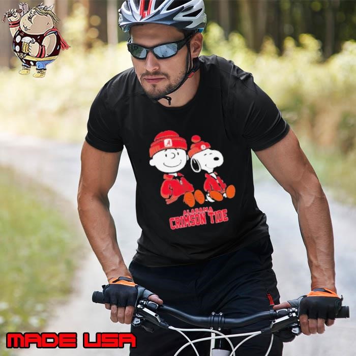 Charlie Brown And Snoopy Alabama Crimson Tider Unisex