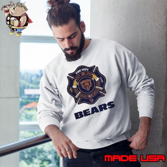 Chicago Bears Firefighter Appreciation logo Sweatshirt