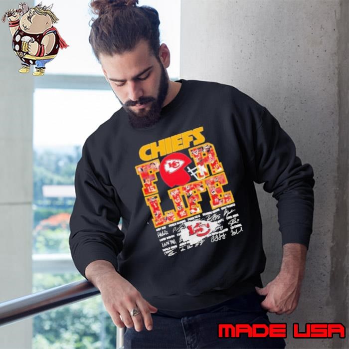 Chiefs for life players signatures Sweatshirt