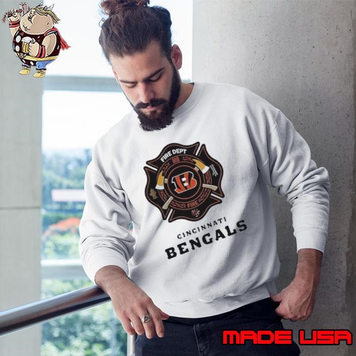 Cincinnati Bengals Firefighter Appreciation logo Sweatshirt