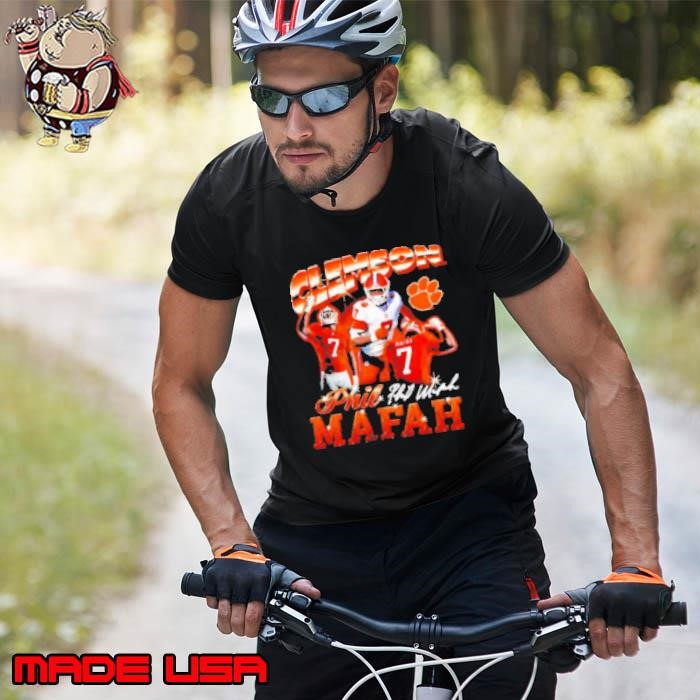 Clemson Tigers Phil Mafah #7 signature graphic Unisex