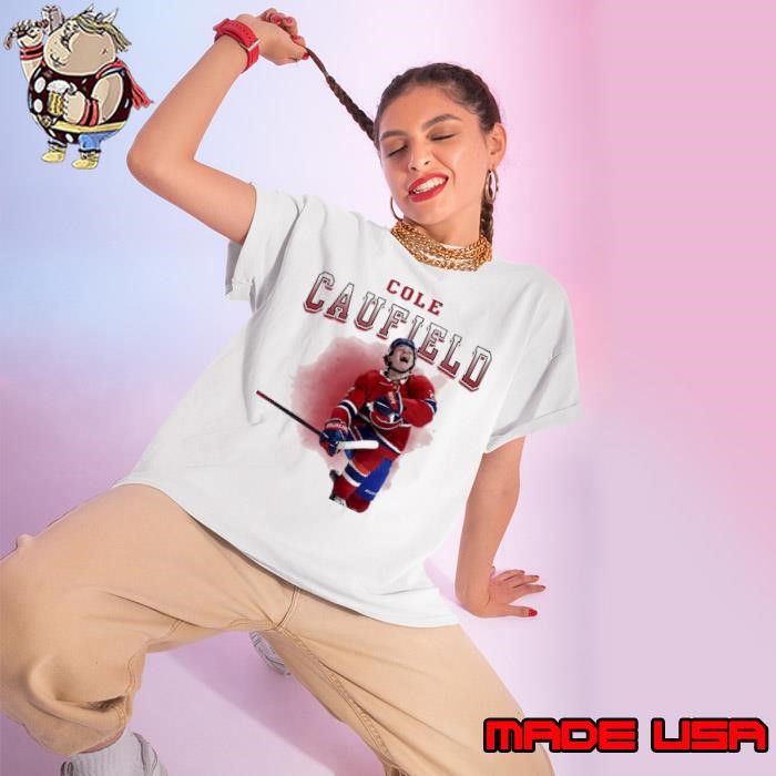Cole Caufield American professional ice hockey winger Montreal Canadiens Ladies tee