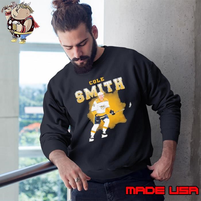 Cole Smith American professional ice hockey left winger Nashville Predators Sweatshirt