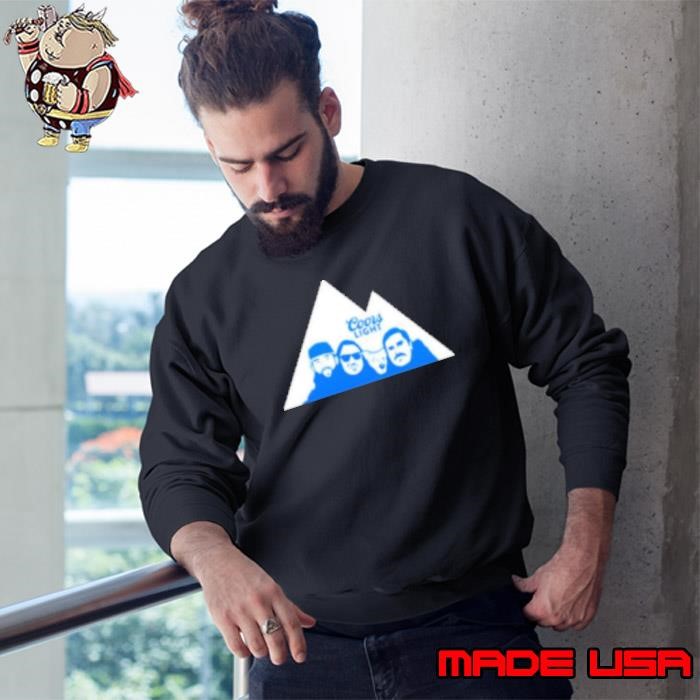 Coors Light blue mountains Pardon my take Sweatshirt