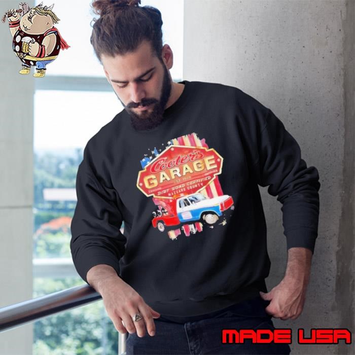 Cooter’s Garage est 1979 Dirt Road Certified Hazzard County Usa Flag Sweatshirt