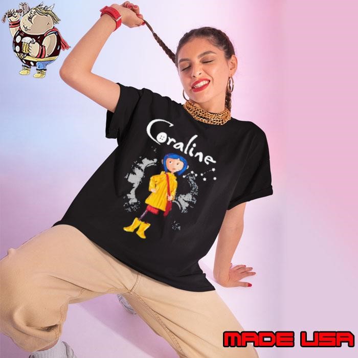 Coraline Yellow Coat Ladies tee