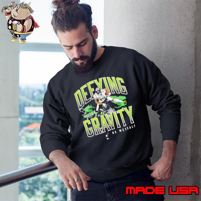 D.K. Metcalf Seattle Seahawks defying gravity hurdle signature Sweatshirt