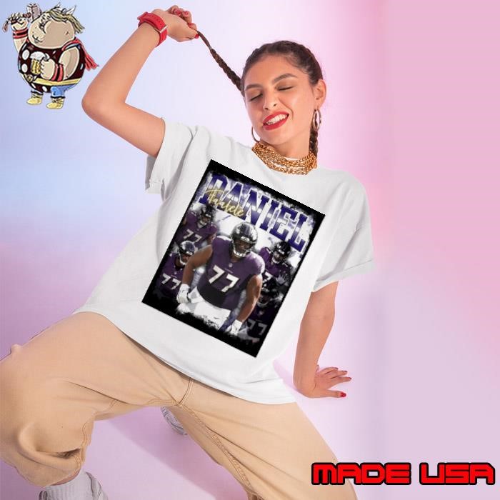 Daniel Faalele Australian professional football guard Baltimore Ravens Ladies tee