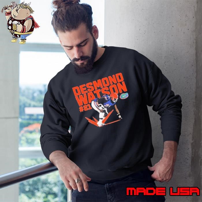 Desmond Watson 21 Individual Caricature Florida Gators NCAA Football Sweatshirt
