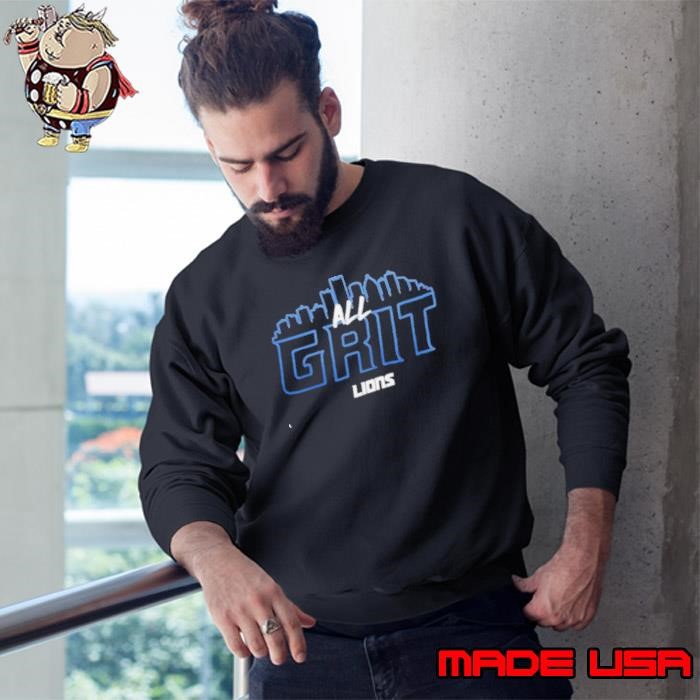 Detroit Lions All Grit City Skyline Sweatshirt