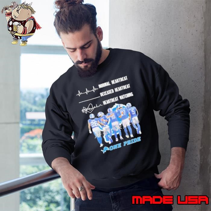 Detroit Lions Crazy Heartbeat Watching Them Playing 2024 Sweatshirt