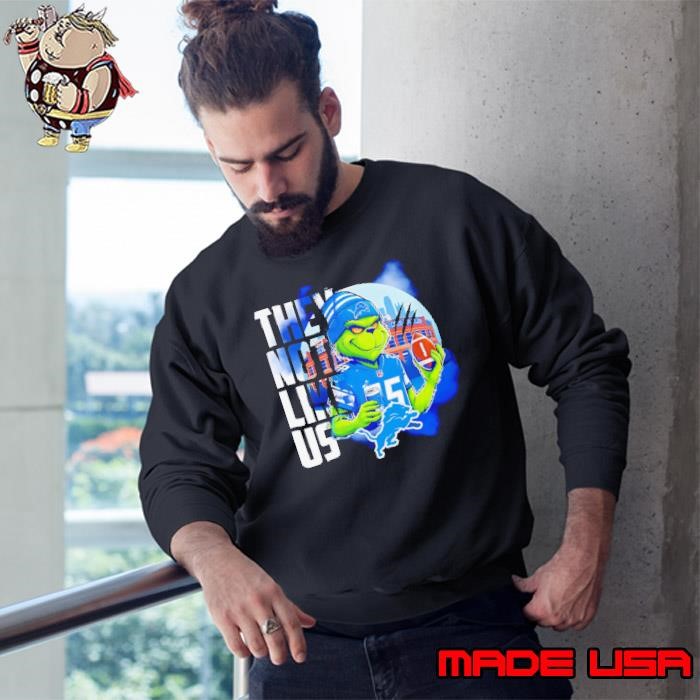 Detroit Lions Grinch they not like us Sweatshirt
