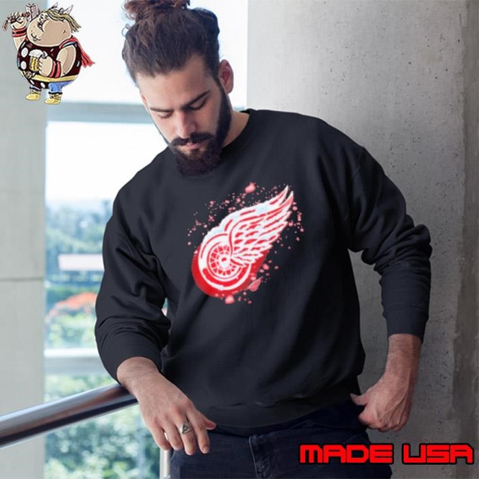 Detroit Red Wings Snow Logo Sweatshirt