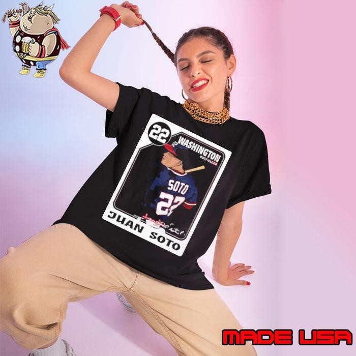 Dominican professional baseball outfielder juan soto card Ladies tee