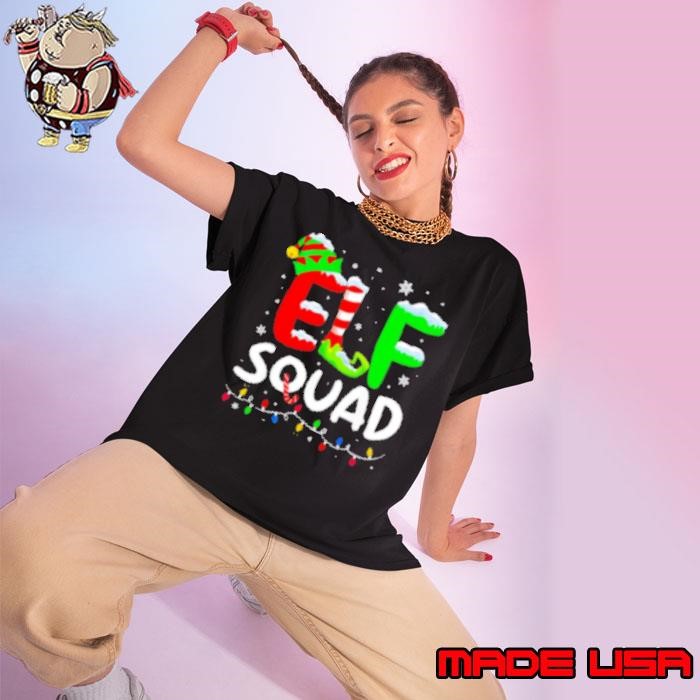 Elf squad Christmas Ladies tee