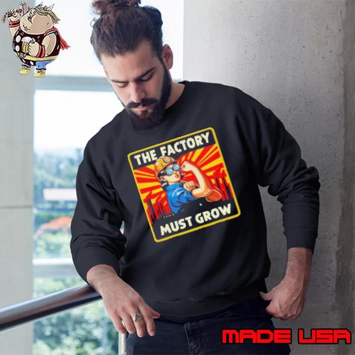 Factorio The Factory Must Grow Kids Sweatshirt