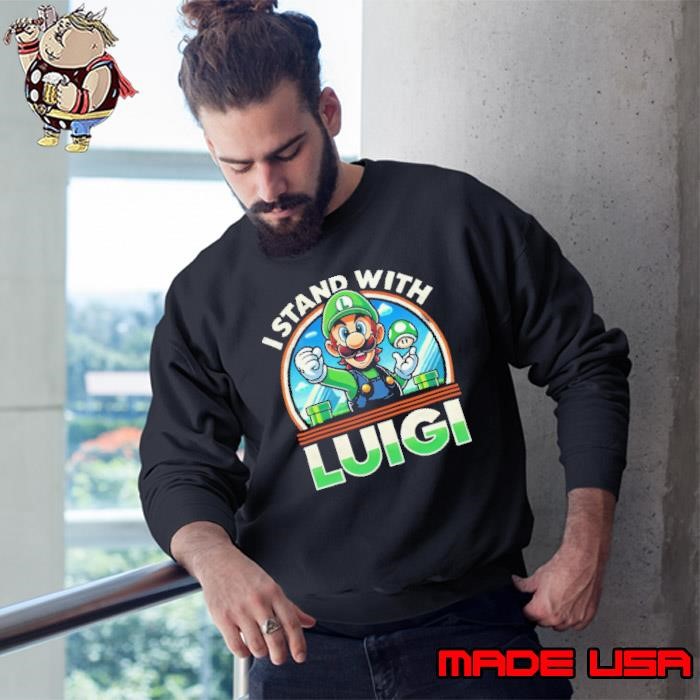 Free Luigi I Stand With Luigi Sweatshirt