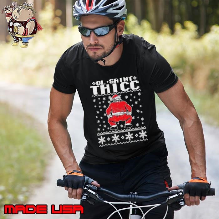 Funny Ol Saint Thicc Christmas Unisex