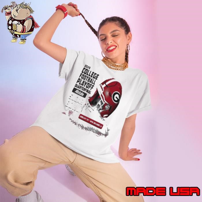 Georgia Bulldogs 2025 College Football Playoff Allstate Sugar Bowl Ladies tee