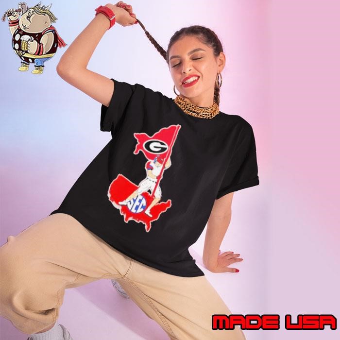 Georgia Bulldogs Football Sec Champions Ladies tee
