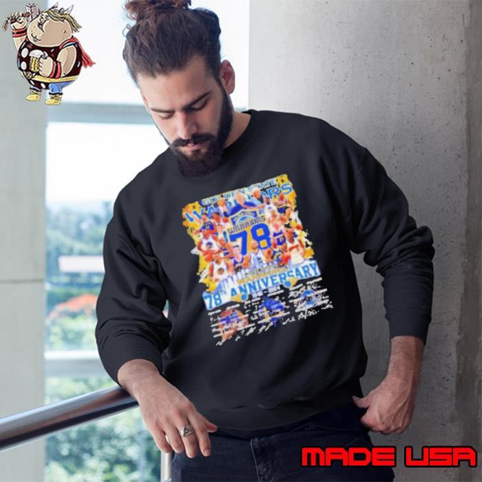 Golden State Warriors The Warriors 78th Anniversary 1946 2024 signature Sweatshirt