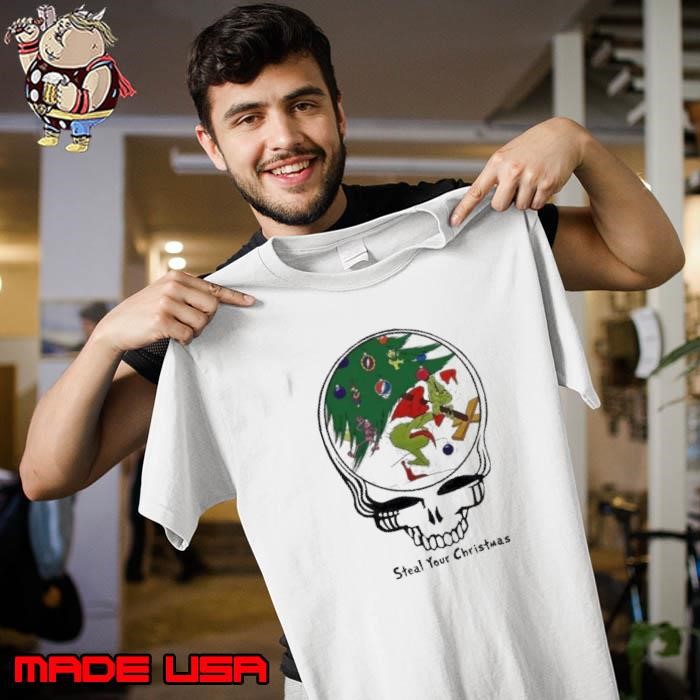 Grateful Dead Grinch Stealie Steal Your Christmas 2024 Unisex