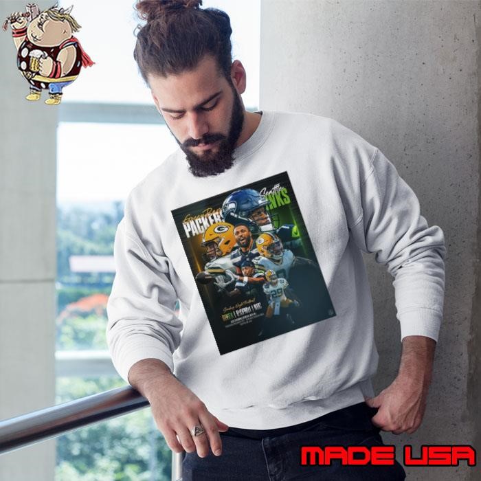 Green Bay Packers Vs Seattle Seahawks Sunday Night Football Dec 15 Two Teams On A Playoff Chase Poster Sweatshirt