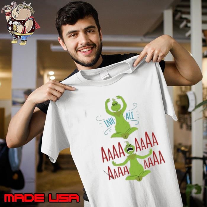 Grinch Yoga Inhale Aaa Christmas Unisex