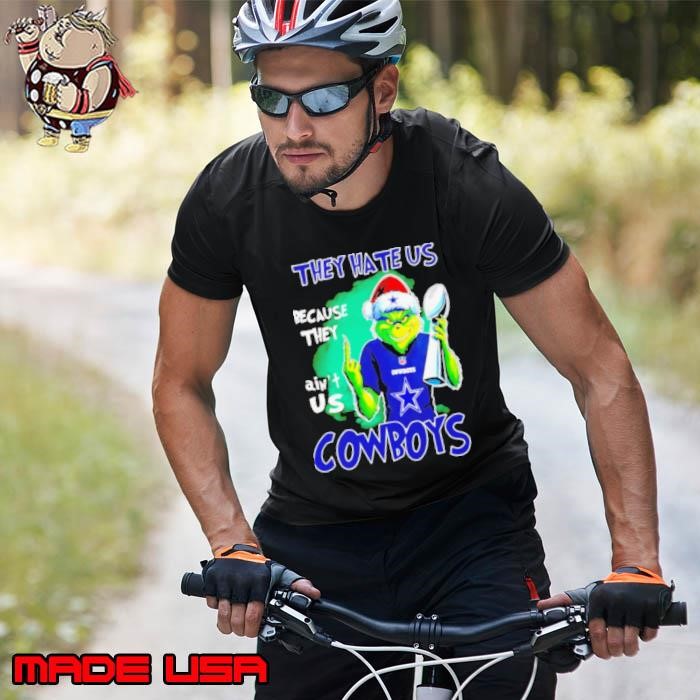 Grinch middle finger they hate us because ain’t us Dallas Cowboys Unisex
