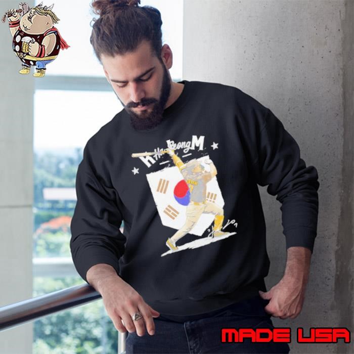 Ha Seong Kim San Diego Padres Country flag signature Sweatshirt