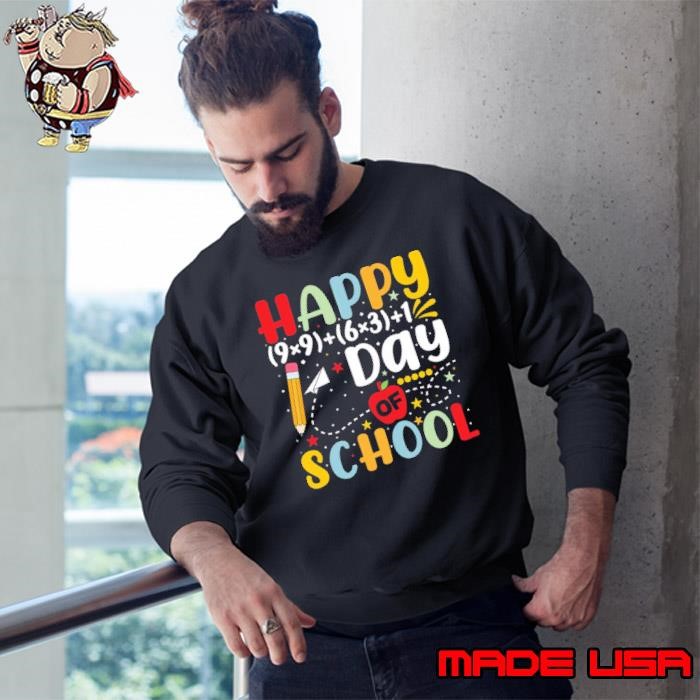 Happy 100th Day of School 100 Days Smarter Sweatshirt