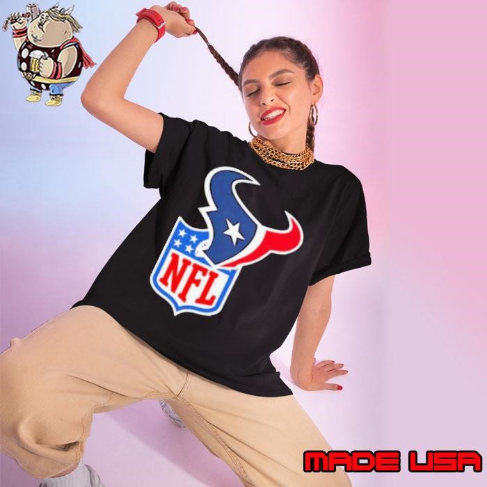 Houston Texans X NFL logo Ladies tee