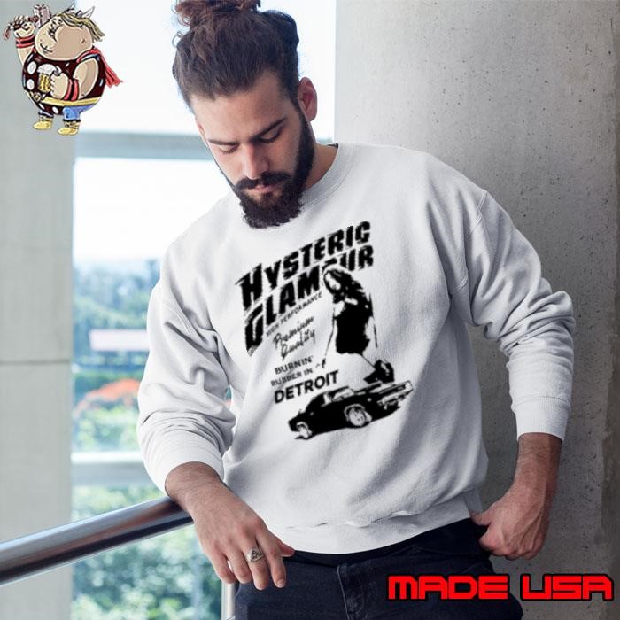 Hysteric glamour high performance burning rubber in Detroit Sweatshirt