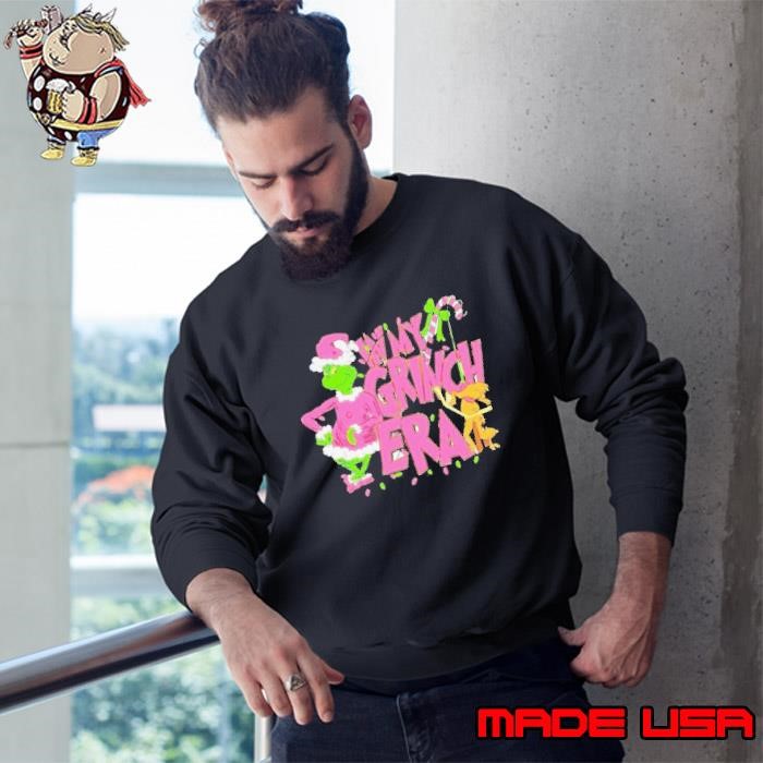 In My Grinch Era pink Christmas Sweatshirt