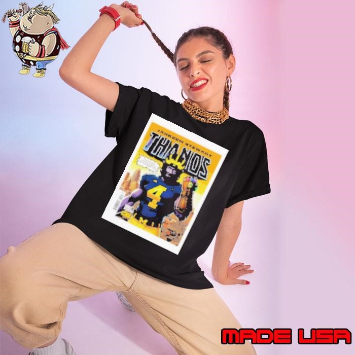 Jahkeem Stewart Thanos Michigan football Infinity Gauntlet Ladies tee