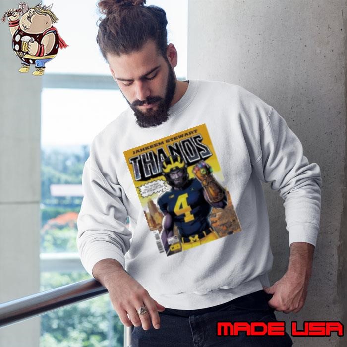 Jahkeem Stewart Thanos Michigan football football Infinity Gauntlet Xmas Sweatshirt