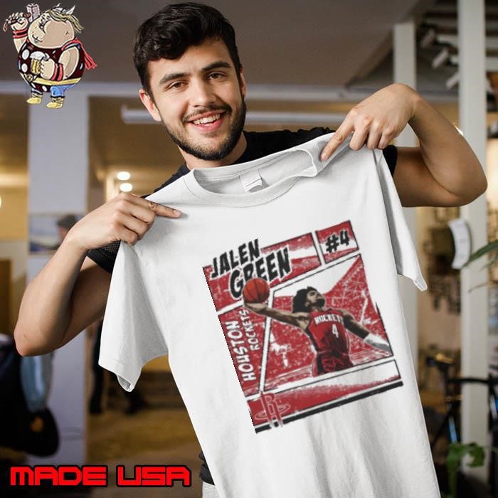 Jalen Green Houston Rockets NBA basketball comic vintage Unisex
