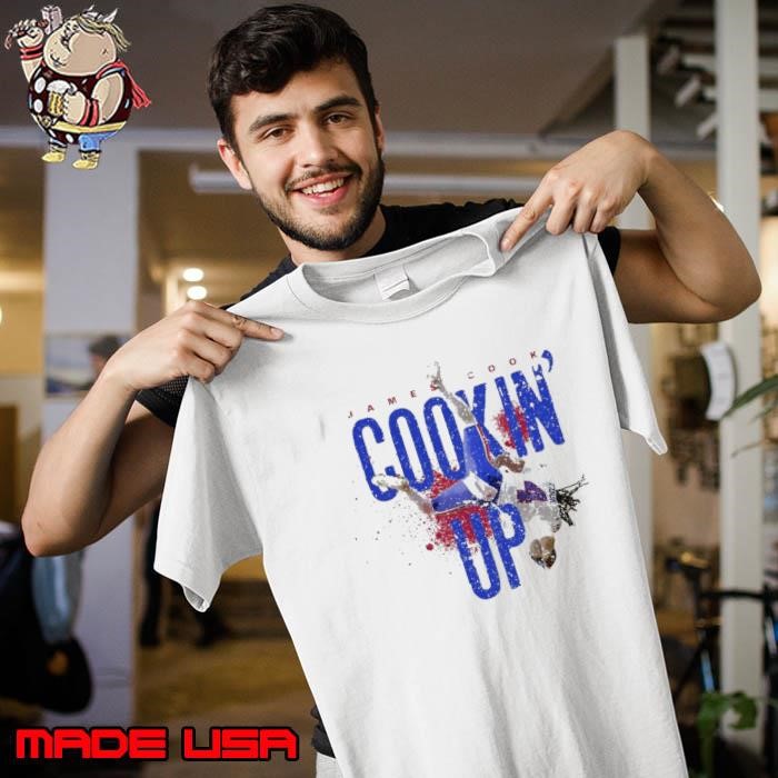 James Cook American professional football running back Cookin Up Watercolor Unisex