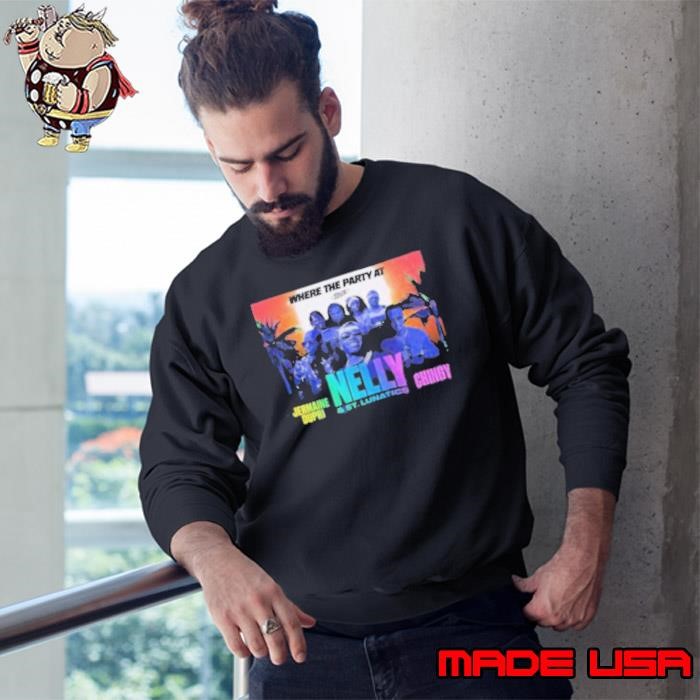 Jermaine Dupri Chingy And Nelly And St Lunatics Tour Date Two Sides T Sweatshirt