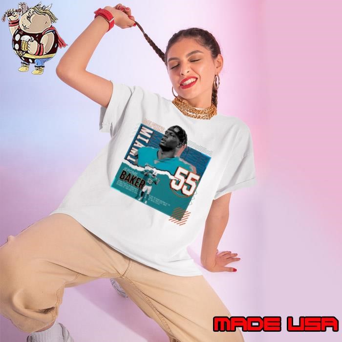 Jerome baker American professional football linebacker dolphins Ladies tee