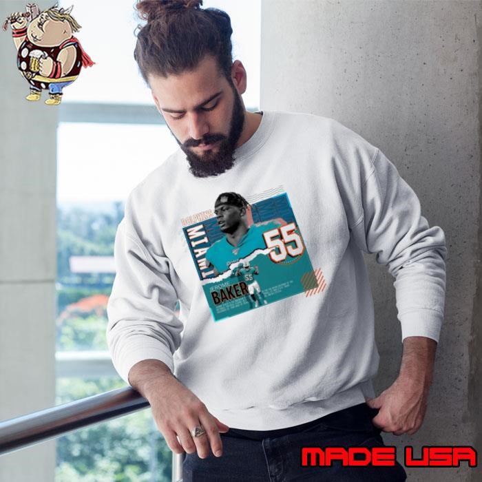 Jerome baker American professional football linebacker dolphins Sweatshirt