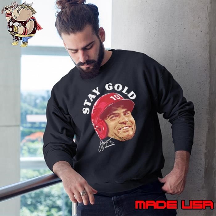 Joey Votto Cincinnati's Stay Gold Standard Signature Sweatshirt
