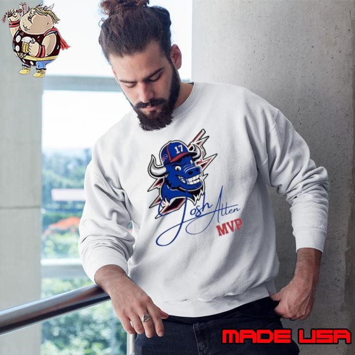 Josh Allen Mvp American professional football quarterback Buffalo Bills Sweatshirt