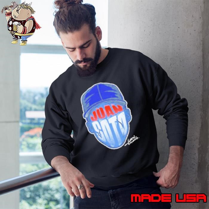 Juan Soto New York Mets player head signature Sweatshirt