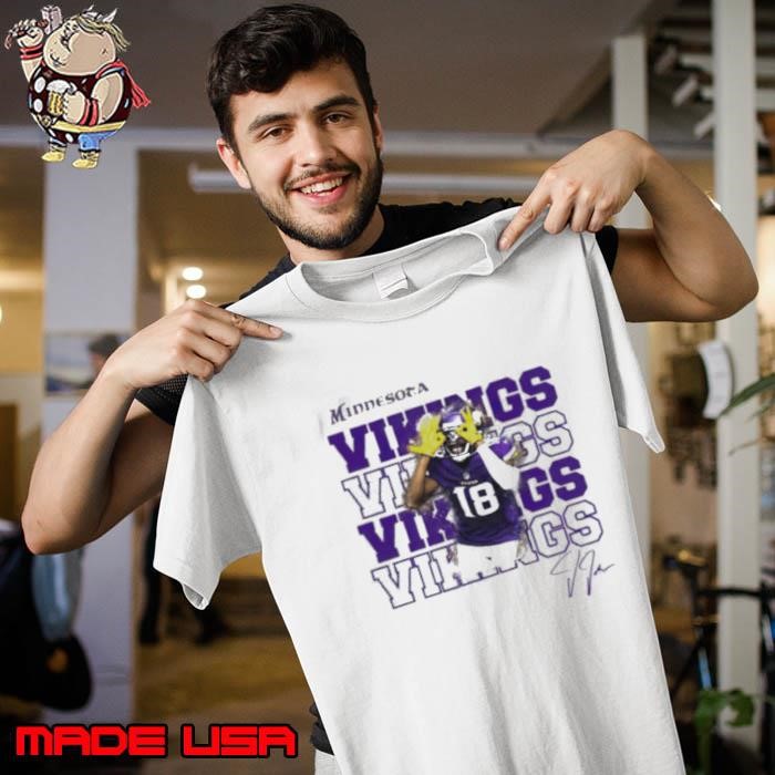 Justin Jefferson Minnesota Vikings Football Game Day signature Unisex