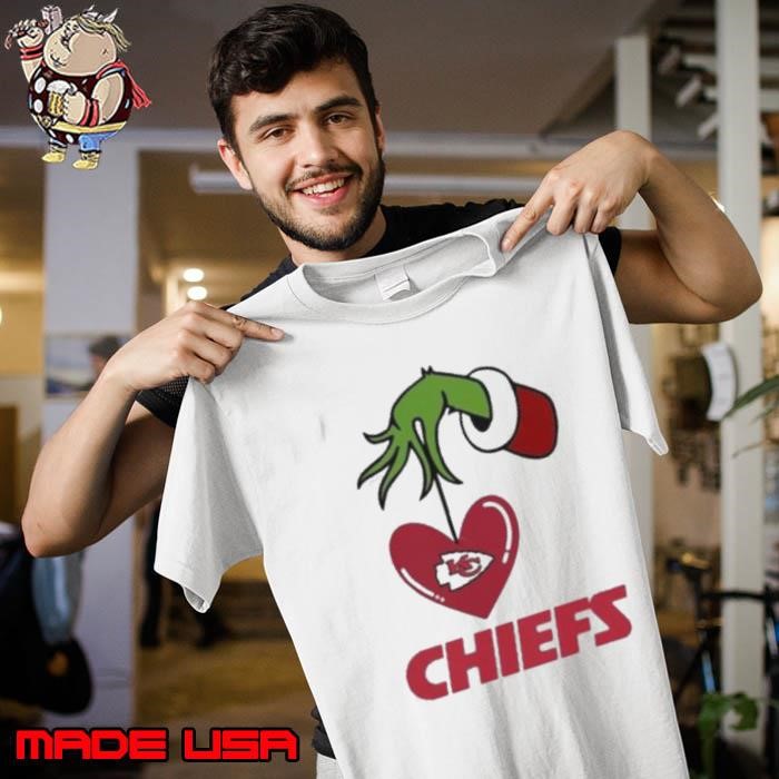 Kansas City Grinch Heart Christmas 2024 Unisex