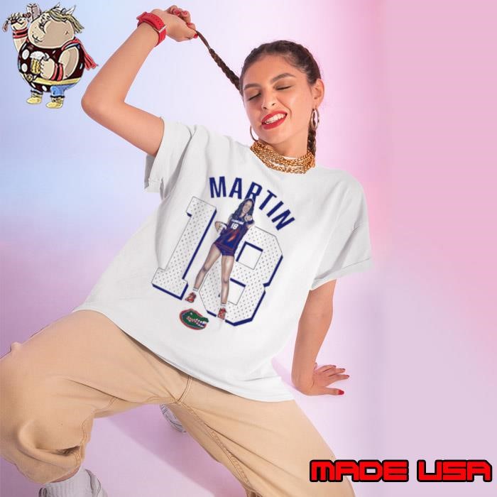 Kennedy Martin Florida Gators no 18 cartoon Ladies tee