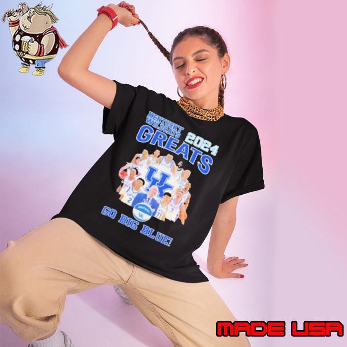 Kentucky Wildcats 2024 Greats Go Big Blue 2024 Ladies tee